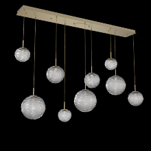 Hammerton PLB0092-09-GB-S-C01-L1 - Gaia Linear Multi-Pendant Chandelier