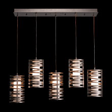 Hammerton PLB0013-05-BB-F-C01-L1 - Tempest Linear 5pc Multi-Pendant