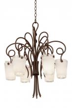 Kalco 4289TO/ANTQ - Tribecca 6 Light Chandelier