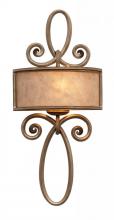 Kalco 6575SV - Whitfield 1 Light Ada Sconce W/O Scroll