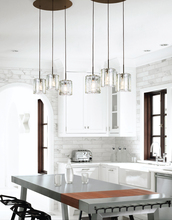 Stone Lighting CH16203CRBZ - Chandelier Xylo Clear Glass 3 Light 12&#34; Round Canopy Bronze E26 Edison 60W Retro