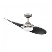 Kendal AC22852-SN/BLK - TANGO 52 in. LED Satin Nickel & Black DC motor Ceiling Fan