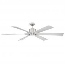 Kendal AC23160-SN - MACH-1 60 in. Satin Nickel LED Ceiling Fan