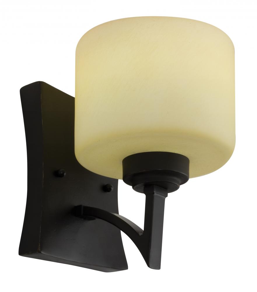 Black Bathroom Sconce