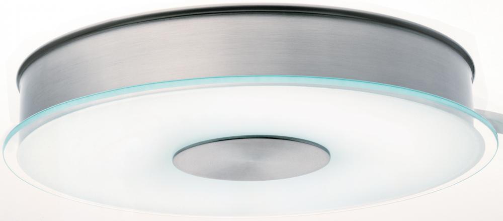 Nickel Drum Shade Flush Mount