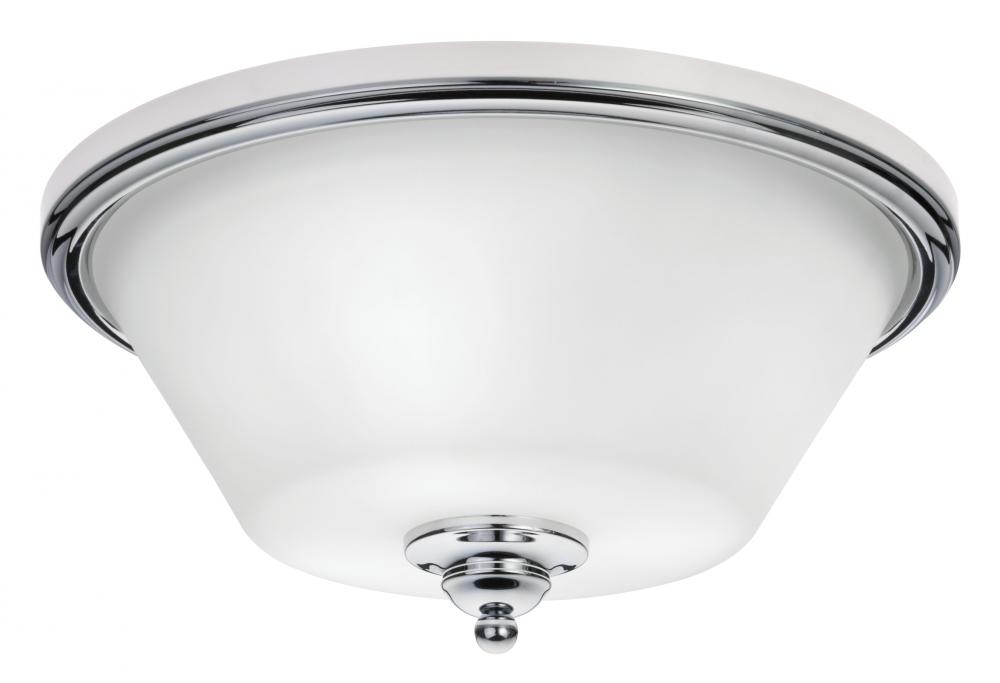 Chrome Bowl Flush Mount