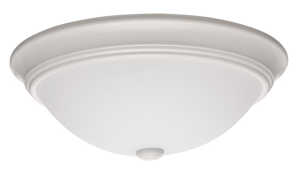 White Bowl Flush Mount