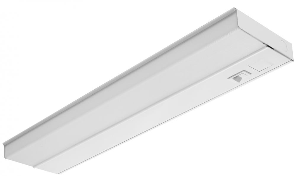 Two Light White Undercabinet Strip