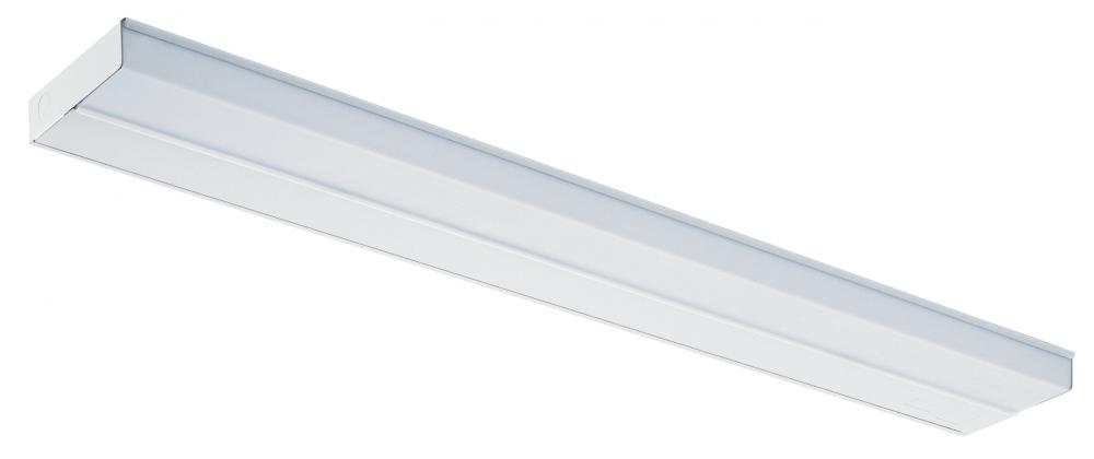 Two Light White Undercabinet Strip