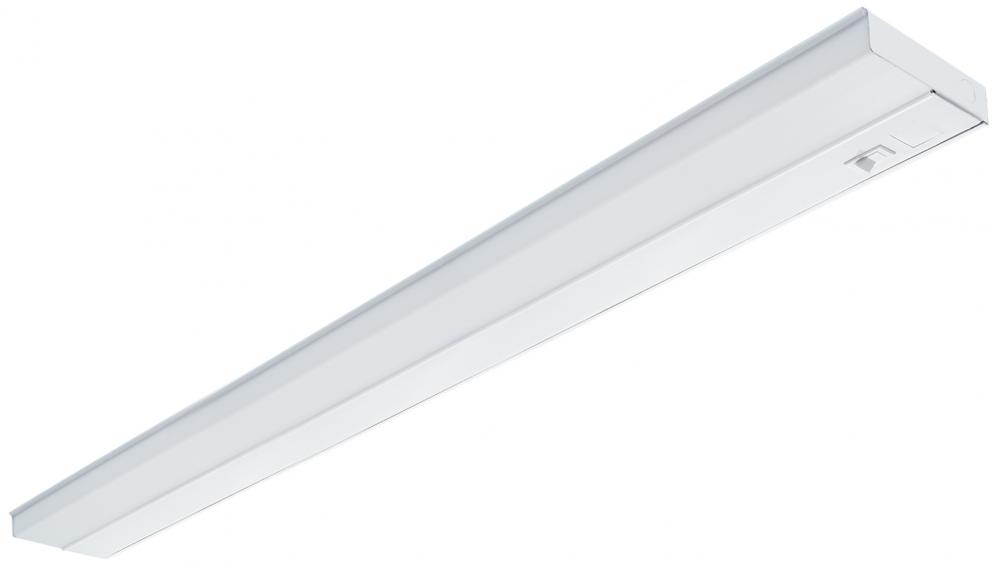 Two Light White Undercabinet Strip