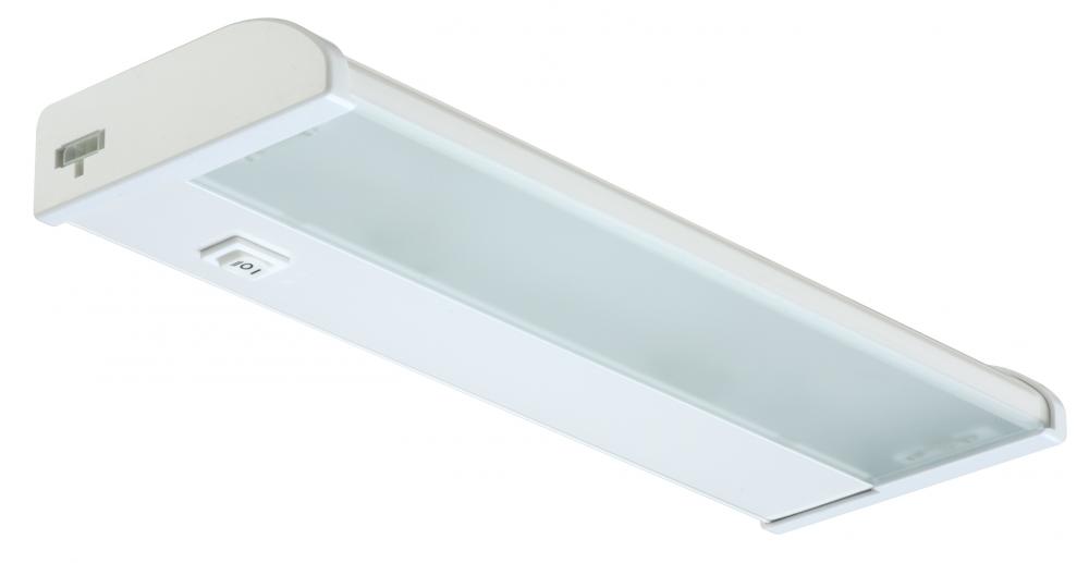 Two Light White Undercabinet Strip