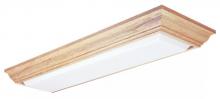 Light Concepts (Lithonia) 11430RE UNFIN - Two Light Wood Fluorescent Light