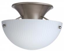 Light Concepts (Lithonia) 11541 BNP - Nickel Bowl Semi-Flush Mount