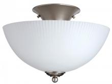 Light Concepts (Lithonia) 11544 BNP - Nickel Bowl Semi-Flush Mount