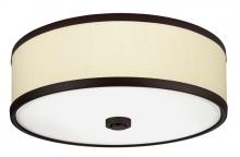 Light Concepts (Lithonia) 11590 WLN BZ - Bronze Drum Shade Flush Mount