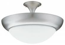 Light Concepts (Lithonia) 11734 BN - Nickel Bowl Semi-Flush Mount