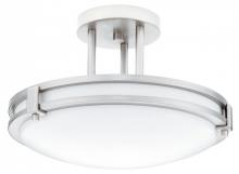 Light Concepts (Lithonia) 11750 BN - Nickel Bowl Semi-Flush Mount