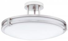 Light Concepts (Lithonia) 11752 BN - Nickel Bowl Semi-Flush Mount