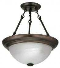 Light Concepts (Lithonia) 11780 BZ - Bronze Bowl Semi-Flush Mount