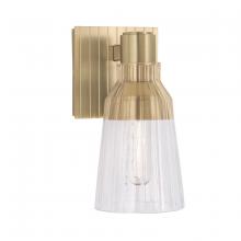 Norwell 8157-SB-CL - Carnival Sconce - Satin Brass