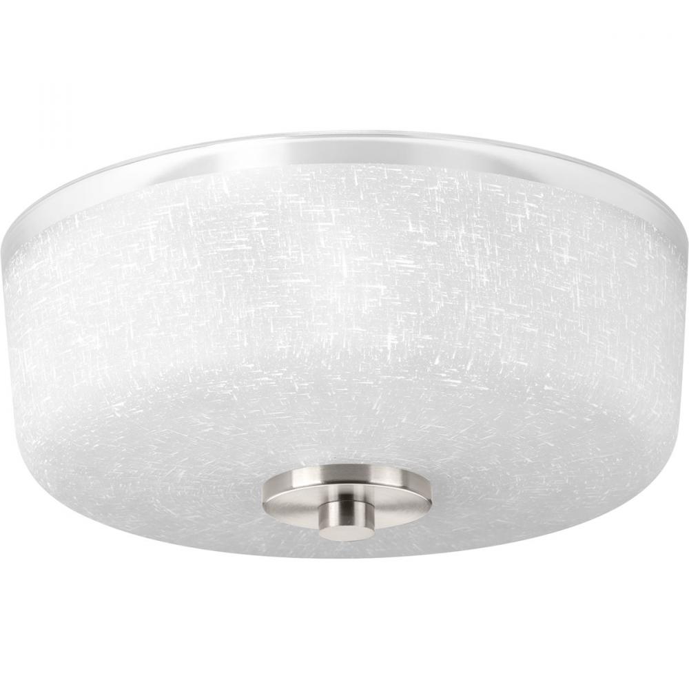 Alexa Collection Two-Light 12-1/4&#34; Flush Mount