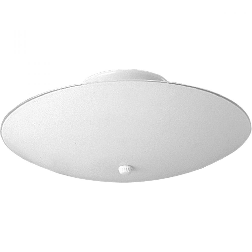 12&#34; Round Glass Two-Light Close-to-Ceiling