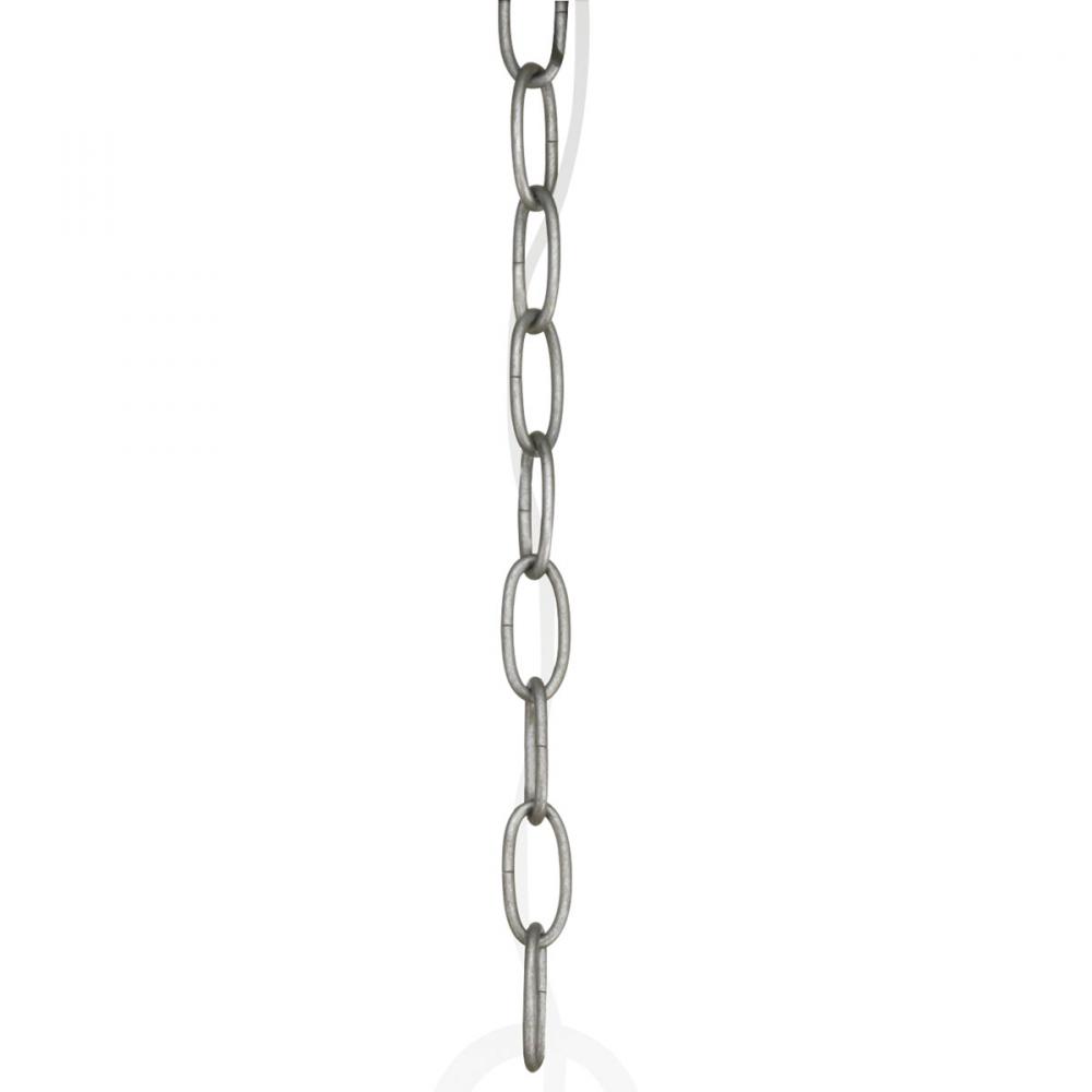 Accessory Chain - 10&#39; of 9 Gauge Chain in Galvanized Finish