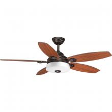 Progress P2544-2030K - Graceful Collection 54&#34; 5 Blade Fan w/ LED Light