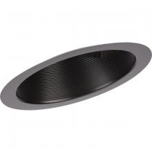 Progress P806008-020 - 6&#34; Antique Bronze Recessed Sloped Ceiling Step Baffle Trim for 6&#34; Housing (P605A Series)