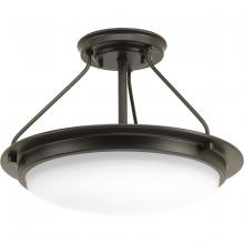 Progress P350064-129-30 - Apogee Collection 15&#34; LED Semi-Flush/Convertible