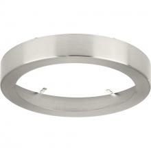 Progress P860049-009 - Everlume Collection Brushed Nickel 7&#34; Edgelit Round Trim Ring