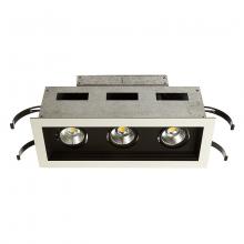 WAC US MT-3LD311R-F927-BK - Mini Multiple LED Three Light Remodel Housing with Trim and Light Engine