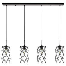 Eglo 202359A - 4x25W Multi Light Pendant w/ Matte Black Finish