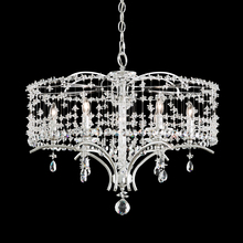 Schonbek 1870 TC1024N-06H - Bella Rose 6 Light 120V Chandelier in White with Clear Heritage Handcut Crystal