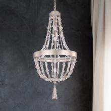 Schonbek 1870 S2816-48O - Bali 16IN LED 3000K/3500K/4000K 120V/277V Pendant in Antique Silver with Optic Crystal