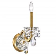 Schonbek 1870 S8601N-22R - San Marco 1 Light 120V Wall Sconce in Heirloom Gold with Radiance Crystal