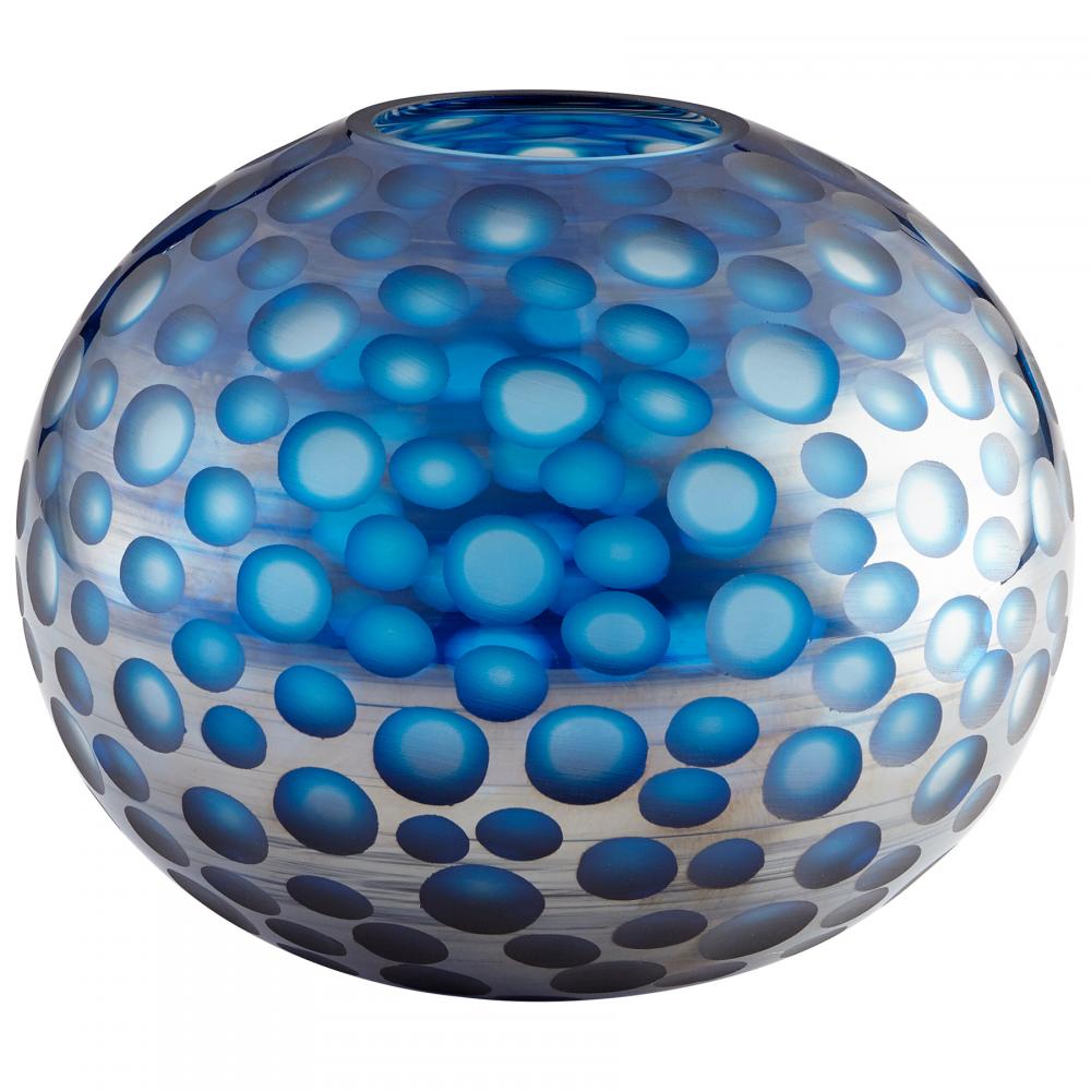 Round Toreen Vase Blue - Medium
