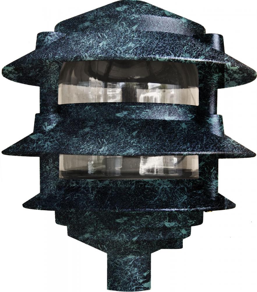 PAGODA FIX 3 TIER 10&#34;TOP 1/2&#34;BASE 13W DL-S13-GU24 120V