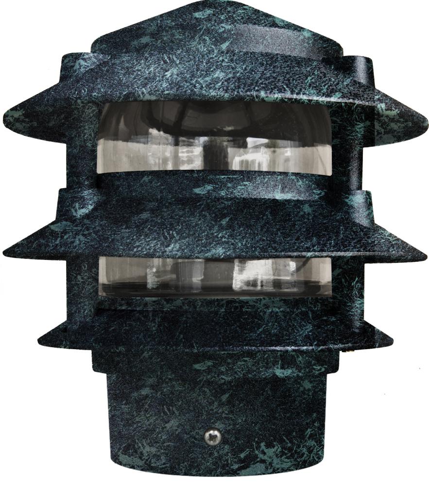 PAGODA FIX 3 TIER 6&#34; TOP 3&#34;BASE 4W LED 120V