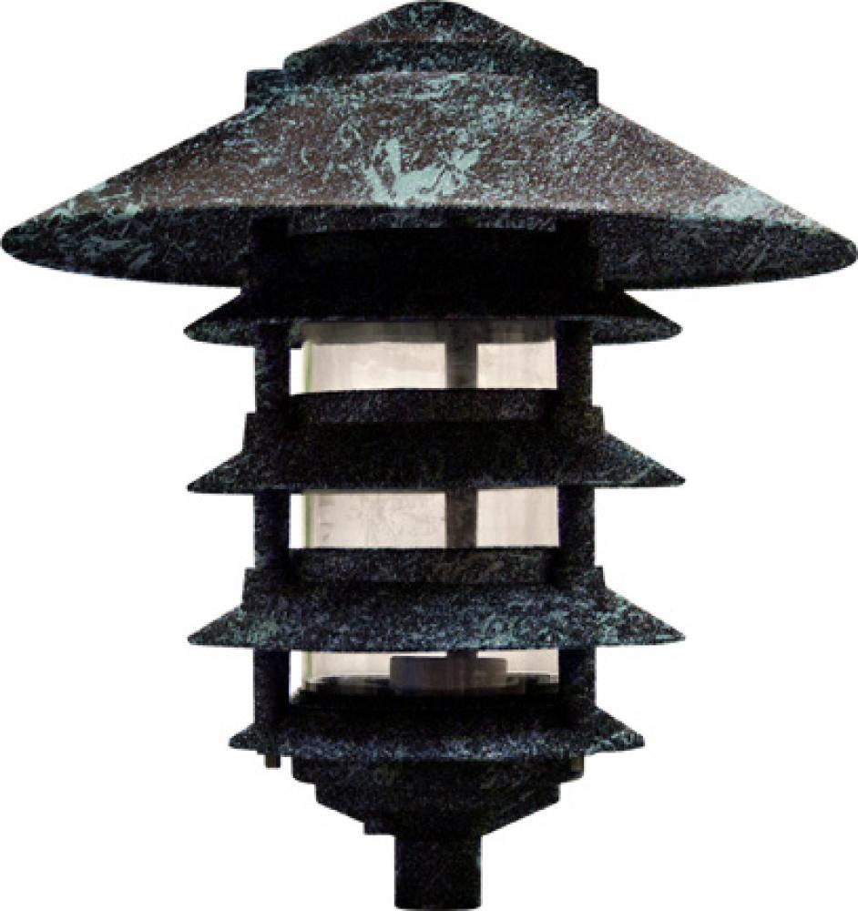 PAGODA FIX 5 TIER 10&#34;TOP 1/2&#34;BASE 6W FILAMENT LED 120V