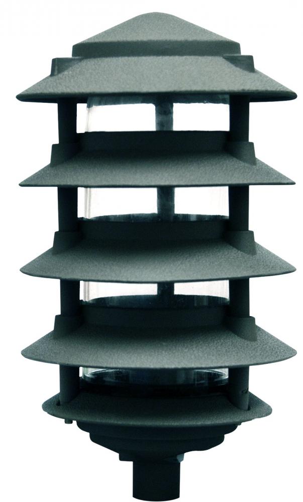 PAGODA FIX 5 TIER 6&#34;TOP 3&#34; BASE G24 2 PIN 12W 60 LEDS