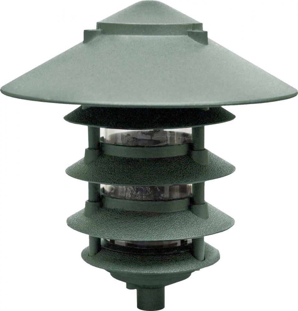 PAGODA FIX 5 TIER 10&#34;TOP 3&#34;BASE 13W DL-S13-GU24 120V