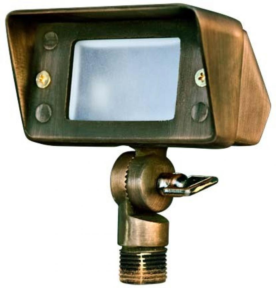 CAST BRASS MINI FLOOD LIGHT 20W JC 12V