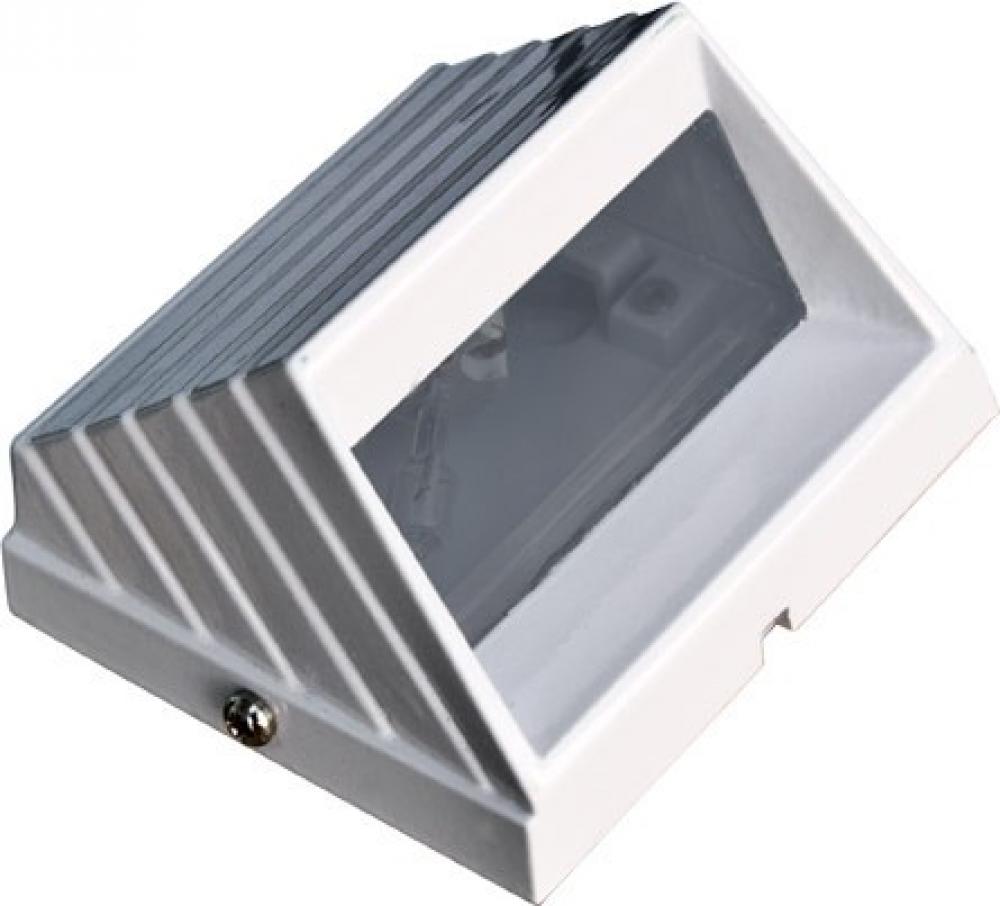 HOODED SQUARE STEP LIGHT 20W JC 12V