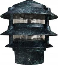 Dabmar D5305-LED6-VG - PAGODA FIX 3 TIER 6&#34; TOP 3&#34;BASE 6W LED 120V