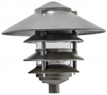 Dabmar D5413-BZ - PAGODA FIX 4 TIER 10&#34;TOP 1/2&#34;BASE 26W DL-S26-GU24 120V