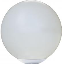 Dabmar D7336-W - 18&#34; GLOBE FIX WHITE 35W HPS 120V