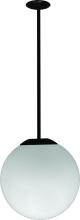 Dabmar D7506-24-B - 13&#34; CEILING GLOBE FIX 24&#34; DROP 26W DL-S26-GU24 120V