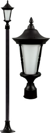 Dabmar GM1101-LED6-B - GABRIELLA POST LIGHT FIX LED 6W 85-265V