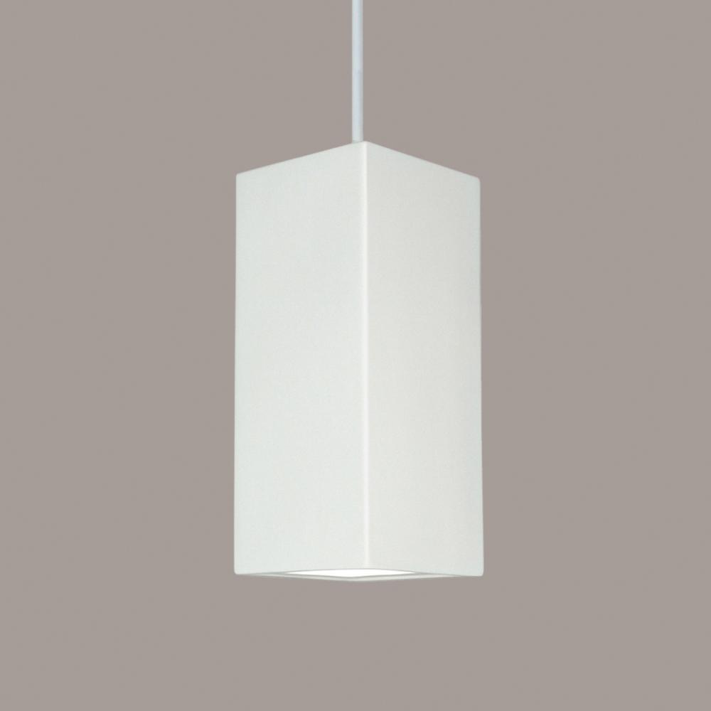 Gran Timor Pendant: Graphite (White Cord & Canopy)